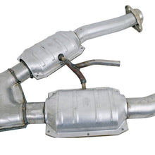 Load image into Gallery viewer, BBK 94-95 Mustang 5.0 Short Mid X Pipe With Catalytic Converters 2-1/2 For BBK Long Tube Headers
