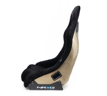 Load image into Gallery viewer, NRG FRP Bucket Seat ULTRA Edition - Medium (Black Alcantara/Gold Glitter Back)
