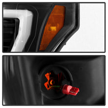 Load image into Gallery viewer, Spyder Ford F250/350/450 11-16 V2 High-Power LED Headlights-White Light Bar-Black PRO-YD-FS11V2PL-BK
