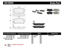 Load image into Gallery viewer, StopTech Performance 11/00-02 Infiniti G20/10/00-04 I30/I35 Rear Brake Pads
