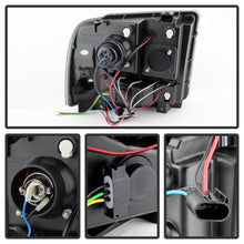 Load image into Gallery viewer, Spyder Ford F250/350 05-07 Projector Headlights LED Halo LED Blk Smke PRO-YD-FS05-HL-BSM
