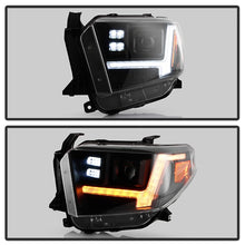 Load image into Gallery viewer, Spyder Signature 14-21 Toyota Tundra SR/SR5 Projector Headlights - Black (PRO-YD-TTU14V2SI-SBSEQ-BK)
