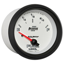 Load image into Gallery viewer, AutoMeter Gauge Fuel Level 2-5/8in. 240 Ohm(e) to 33 Ohm(f) Elec Phantom II
