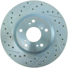 Load image into Gallery viewer, StopTech Select Sport 06-15 Honda Civic Si Slotted and Drilled Right Front Rotor
