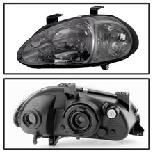 Load image into Gallery viewer, Xtune Honda Del Sol 93-97 1Pc Crystal Headlights Smoke HD-ON-HDEL93-1P-SM
