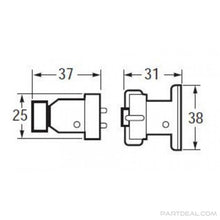 Load image into Gallery viewer, Hella Plug / Socket 3Pole
