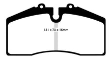 Load image into Gallery viewer, EBC 05+ Ford Saleen Mustang Brembo front calipers Redstuff Front Brake Pads
