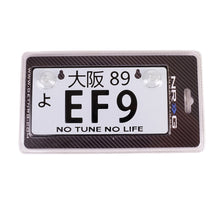 Load image into Gallery viewer, NRG Mini JDM Style Aluminum License Plate (Suction-Cup Fit/Universal) - EF9
