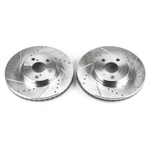 Load image into Gallery viewer, Power Stop 94-99 Toyota Celica Front Evolution Drilled &amp; Slotted Rotors - Pair
