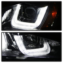 Load image into Gallery viewer, Spyder Volkswagen Golf VII 14-16 Projector Headlights DRL LED Blk Stripe Blk PRO-YD-VG15-BLK-DRL-BK
