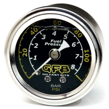 Load image into Gallery viewer, GFB Fuel Pressure Gauge (Suits 8050/8060) 40mm 1-1/2in 1/8MPT Thread 0-120PSI
