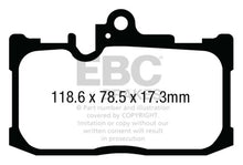Load image into Gallery viewer, EBC 13+ Lexus GS350 3.5 F-Sport RWD Yellowstuff Front Brake Pads
