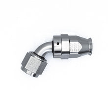 Load image into Gallery viewer, DeatschWerks 8 AN Female Flare Swivel 60-Degree Hose End PTFE - Anodized Matte Black
