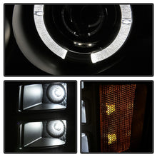 Load image into Gallery viewer, Spyder GMC Sierra 1500/GMC Sierra Denali 08-13 Projector LED Halo- LED All Blk PRO-YD-GS07-HL-BKV2
