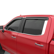 Load image into Gallery viewer, EGR 2019 Chevy 1500 Crew Cab Tape-On Window Visors - Set of 4 Dark Smoke
