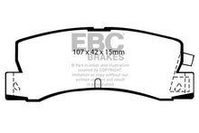 Load image into Gallery viewer, EBC 86-92 Toyota Corolla 1.6 Yellowstuff Rear Brake Pads
