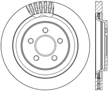 Load image into Gallery viewer, StopTech Cross Drilled Sport Brake Rotor - 2015 Ford Mustang - Rear Right
