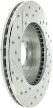 Load image into Gallery viewer, StopTech Select Sport 90-01 Acura Integra (exc. Type R) Slotted and Drilled Left Front Rotor
