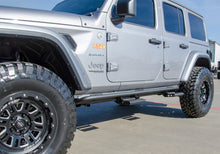 Load image into Gallery viewer, N-Fab RKR Rails 2018 Jeep Wrangler JL 4 Door Dab Length - Gloss Black - 1.75in
