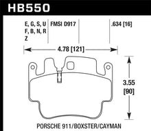 Load image into Gallery viewer, Hawk 04-05 Porsche 911 3.6L 40th Anniversary Edition Front ER-1 Brake Pads
