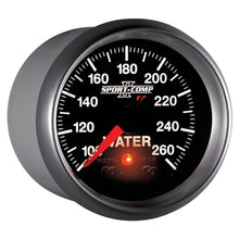 Load image into Gallery viewer, Autometer Sport-Comp II 52.4mm 100-260 Deg F Water Temp Peak &amp; Warn w/ Electronic Control Gauge
