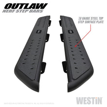 Load image into Gallery viewer, Westin 14-18 Chevrolet/GMC Silv/Seirra 1500 Double Cab Outlaw Nerf Step Bars
