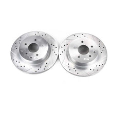 Load image into Gallery viewer, Power Stop 08-12 Infiniti EX35 Rear Evolution Drilled &amp; Slotted Rotors - Pair
