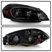 Load image into Gallery viewer, xTune 06-13 Chevrolet Impala LED Light Bar Headlights - Black Smoke (PRO-JH-CIM06-LB-BSM)
