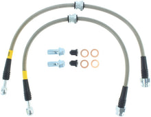 Load image into Gallery viewer, StopTech Stainless Steel Front Brake lines for 99-03 Mazda Protege
