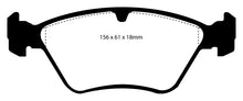 Load image into Gallery viewer, EBC 94-96 Saab 900 2.0 Turbo Yellowstuff Front Brake Pads

