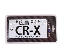 Load image into Gallery viewer, NRG Mini JDM Style Aluminum License Plate (Suction-Cup Fit/Universal) - CR-X
