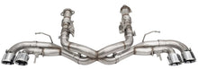 Load image into Gallery viewer, Corsa 2020 Corvette C8 3in Xtreme Cat-Back Exhaust 4.5in Pol Quad Tips - Integrates stock AFM Valve
