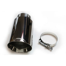 Load image into Gallery viewer, JBA 2.5in x 4.5in x 8 1/4in Double Wall Polished Chrome Tip - Clamp On
