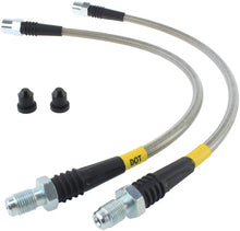 Load image into Gallery viewer, StopTech 93-97 Volvo 850 / 92-95 Volvo 940 Stainless Steel Front Brake Lines

