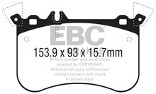 Load image into Gallery viewer, EBC 14-18 Mercedes CLA45 AMG w/13.8in Front Rotors Yellowstuff Front Brake Pads
