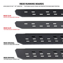 Load image into Gallery viewer, Go Rhino RB30 Slim Line Running Boards 48in. - Bedliner Coating (Boards ONLY/Req. Mounting Brackets)
