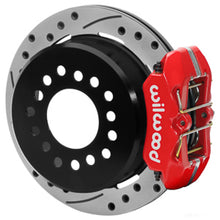 Load image into Gallery viewer, Wilwood Chevy Monte Carlo Forged 4 Piston DynaPro Red Caliper HP32 VV D&amp;S Rotor - 11.00x0.81
