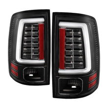 Load image into Gallery viewer, Spyder Dodge Ram 2013-2014 Light Bar LED Tail Lights - All Black ALT-YD-DRAM13V2-LED-BKV2
