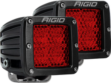Load image into Gallery viewer, Rigid Industries D-Series - Diffused Rear Facing High/Low - Red - Pair
