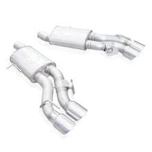 Load image into Gallery viewer, Stainless Works 2016-18 Cadillac CTS-V Sedan Axleback System Dual-Mode Turbo Mufflers 4in Tips
