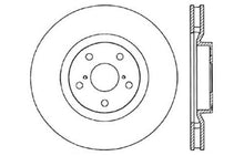 Load image into Gallery viewer, StopTech 93-98 Toyota Supra Turbo Drilled Left Front Rotor

