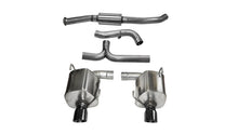 Load image into Gallery viewer, Corsa 08-10 Subaru Impreza WRX Sedan 2.5L Turbo Manual 3in Sport Cat-Back Exhaust w/4in Black Tips
