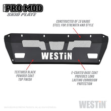 Load image into Gallery viewer, Westin 15-19 Chevrolet Silverado 2500/3500 Pro-Mod Skid Plate - Textured Black
