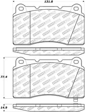 Load image into Gallery viewer, StopTech 08-15 Mitsubishi Evo X Street Select Front Brake Pads

