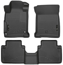 Load image into Gallery viewer, Husky Liners 2013 Honda Accord WeatherBeater Black Front &amp; 2nd Seat Floor Liners (4-Door Sedan Only)
