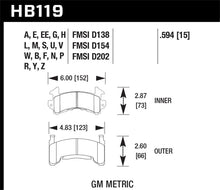 Load image into Gallery viewer, Hawk DTC-80 76-88 Chevy Camaro Rear Race Brake Pads
