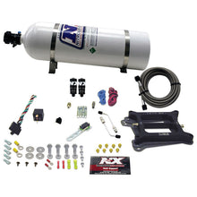 Load image into Gallery viewer, Nitrous Express 4150 Hitman Plus 4-BBL Nitrous Kit (50-200HP) w/15lb Bottle
