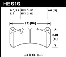 Load image into Gallery viewer, Hawk 08-11 Lexus IS-F / 05-06 M Benz CLK55 AMG / 07-08 CLK63 AMG DTC-60 Race Front Brake Pads
