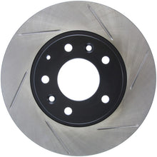 Load image into Gallery viewer, StopTech Power Slot 93-95 Mazda RX-7 SportStop Slotted Front Left Rotor
