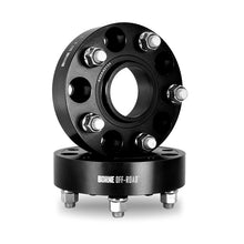 Load image into Gallery viewer, Mishimoto Borne Off-Road Wheel Spacers - 5x127 - 71.6 - 38.1mm - M14 - Black

